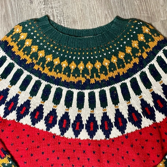 Vintage 1990s Melbourne Country Clothing Company Hand Knit Chunky Knit Sweater - Picture 5 of 16